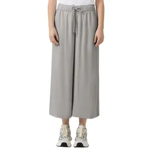 Fluid Viscose Culotte Trousers Women QS image-2