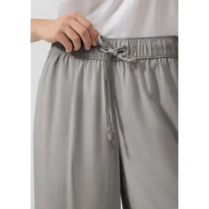 Fluid Viscose Culotte Trousers Women QS image-3