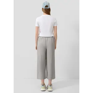Fluid Viscose Culotte Trousers Women QS image-4