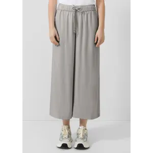 Fluid Viscose Culotte Trousers Women QS image-6