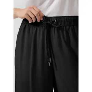 Fluid Viscose Culotte Trousers Women QS image-3