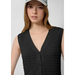 Sleeveless women's cardigan QS image-3