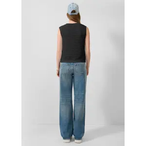 Sleeveless women's cardigan QS image-4