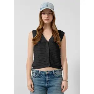Sleeveless women's cardigan QS image-6