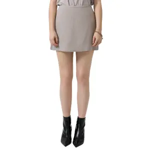 Gonna-pantalone in lino misto traspirante donna QS image-2
