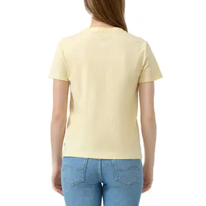 T-shirt από βαμβάκι με μικρή κέντημα γυναικείο QS image-5