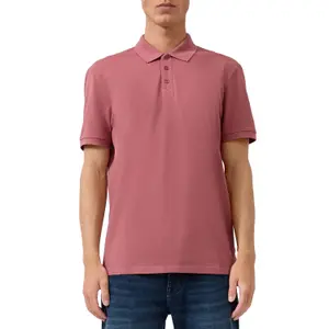 Classic Fit Plain Pique Polo QS image-2