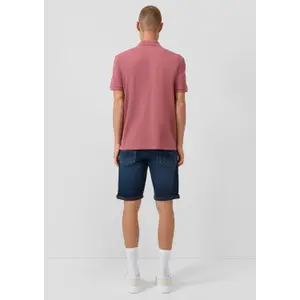Classic Fit Plain Pique Polo QS image-4
