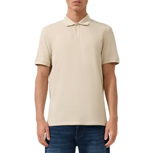 Classic Fit Plain Pique Polo QS image-2