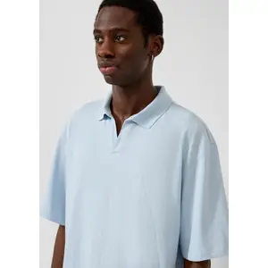 Casual Linen Polo QS image-3
