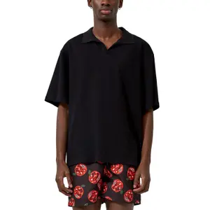 Casual Linen Polo QS image-2