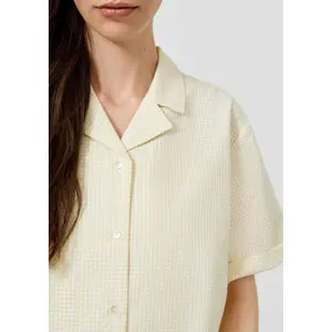 Loose Check Shirt for Women QS Vichy image-3