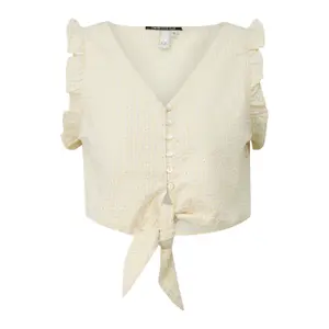 Women's Short Checkered Blouse QS Vichy image-0