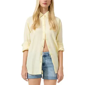 Long Chiffon Blouse Women QS image-2