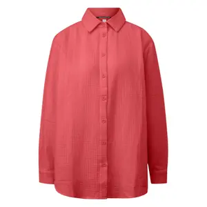 Long Chiffon Blouse Women QS image-0
