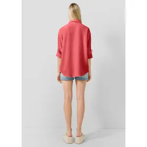 Long Chiffon Blouse Women QS image-4