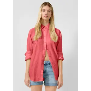 Long Chiffon Blouse Women QS image-6