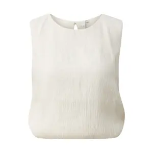 Short Blouse with Puff Hem Women's QS Loose Fit image-0