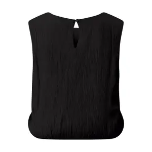 Short Blouse with Puff Hem Women's QS Loose Fit image-1