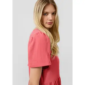 Knee-Length Ruffled Dress for Women QS image-3