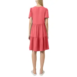 Knee-Length Ruffled Dress for Women QS image-5