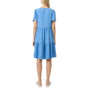 Knee-Length Ruffled Dress for Women QS image-5