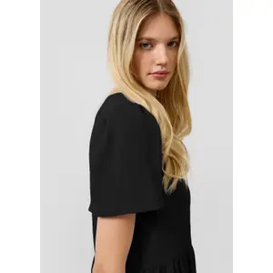 Knee-Length Ruffled Dress for Women QS image-3