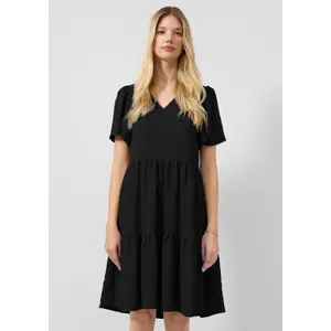 Knee-Length Ruffled Dress for Women QS image-6