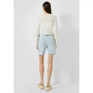 Women's denim shorts QS image-4