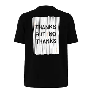 T-shirt capsule streets από βαμβάκι παχύ με εκτύπωση λογότυπο QS image-1