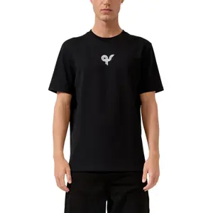 T-shirt capsule streets από βαμβάκι παχύ με εκτύπωση λογότυπο QS image-2