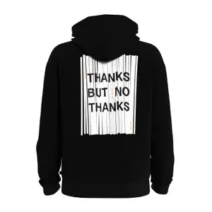 Hooded Sweatshirt with Lining and Kangaroo Pocket QS image-1