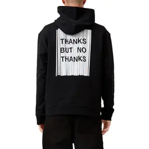 Hooded Sweatshirt with Lining and Kangaroo Pocket QS image-5