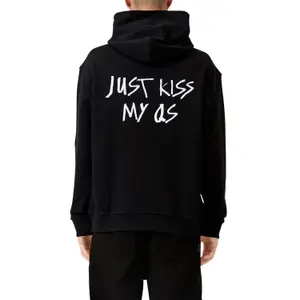 Hooded Sweatshirt with Lining and Kangaroo Pocket QS image-5