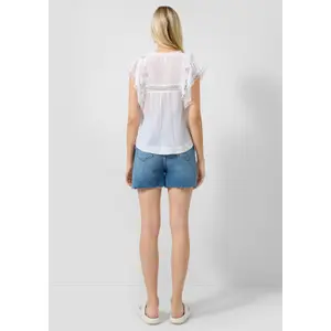 Mom Fit Denim Shorts for Women QS image-4
