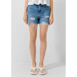 Mom Fit Denim Shorts for Women QS image-6
