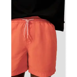 Woven Fabric Shorts with Drawstring QS image-3