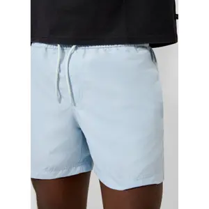 Woven Fabric Shorts with Drawstring QS image-3