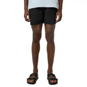Woven Fabric Shorts with Drawstring QS image-2