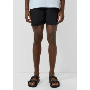 Woven Fabric Shorts with Drawstring QS image-6