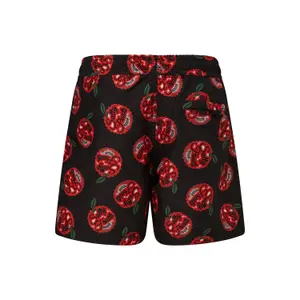 Woven Fabric Shorts with Drawstring QS image-1