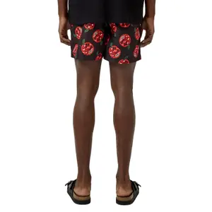 Woven Fabric Shorts with Drawstring QS image-5