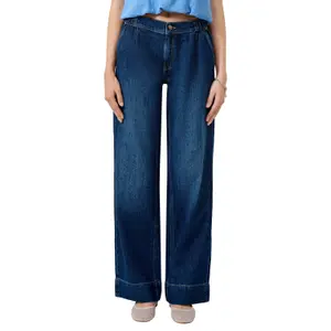 Wide Leg Women's Jeans QS Catie image-2