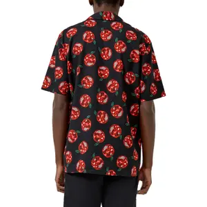 Printed Cotton Blend Shirt with Collar QS image-5