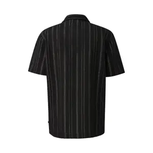 Striped Button-Down Shirt Relaxed Fit QS image-1