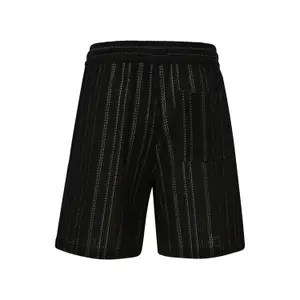 Striped Crochet Effect Top QS image-1