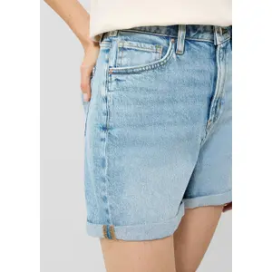 Mom Fit Denim Shorts for Women QS image-3
