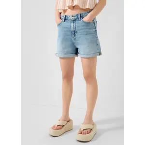 Mom Fit Denim Shorts for Women QS image-6