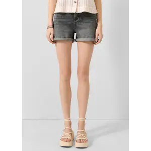 Mom Fit Denim Shorts for Women QS image-6