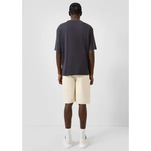 Faded denim shorts QS image-4
